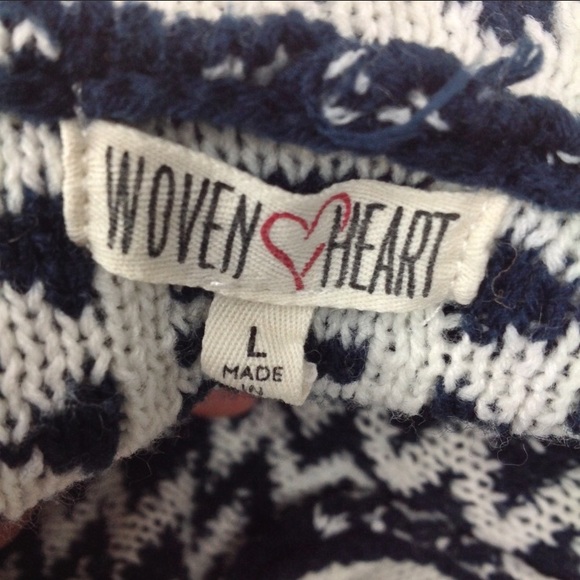 Navy/White Graphic Geometric Bold Waterfall Cardi - Picture 6 of 7